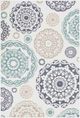 Surya Alfresco Teal/Navy/White/Taupe 5'x8' Area Rug-0