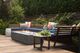 XO Handcrafted Pewter Rectangular Fire Table-2