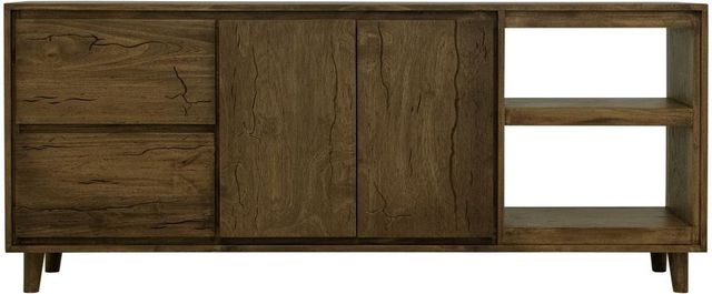 International Furniture Direct Savia Brown 76" TV Stand-3