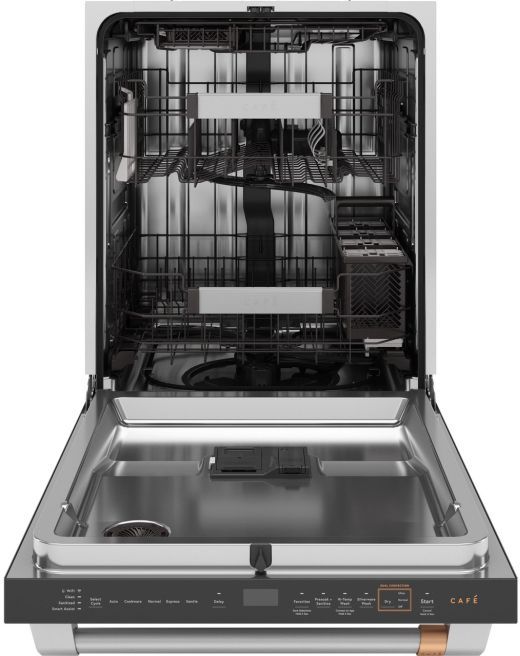 Cafe™ 24" Fingerprint Resistant Matte Black Top Control Built In Dishwasher-1