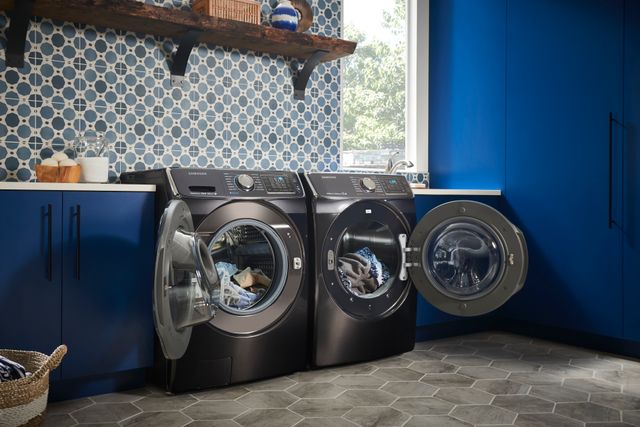 Samsung 4.0 Cu. Ft. Inox Grey Front Load Electric Dryer-3