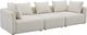 TOV Furniture Hangover 3-Piece Cream 112" Modular Sofa-0