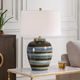 Uttermost® Judarn Blue/Rust Brown Table Lamp-2