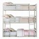 ACME Furniture Ronnie Light Gray Twin Over Twin Triple Youth Bunk Bed-3
