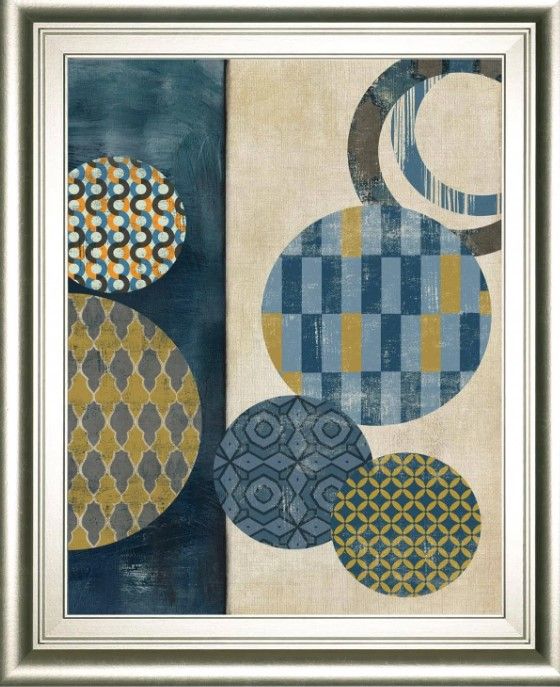 Classy Art Harmony I by Tom Reeves Framed Print Wall Art-1