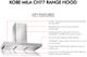 KOBE® Premium® Mila Series 48" Stainless Steel Wall Mounted Range Hood-3