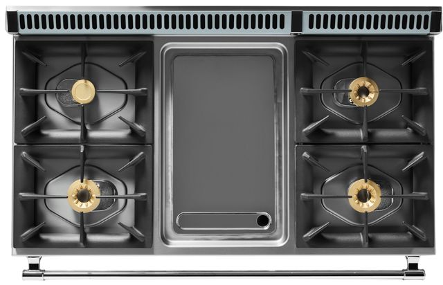 Viking® Tuscany 48" November Sky Pro Style Dual Fuel Range with Griddle-3