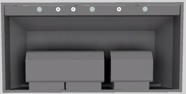Vent-A-Hood® Designer Series 48" Gunsmoke Wall Mounted Range Hood-1