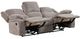 Furniture of America® Cosimo Mocha Manual Reclining Sofa-1