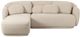 TOV Furniture Misty 2-Piece Cream Left-Arm Facing Sectional and Chaise-3