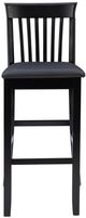 Linon Torino Black Mission Bar Stool-3