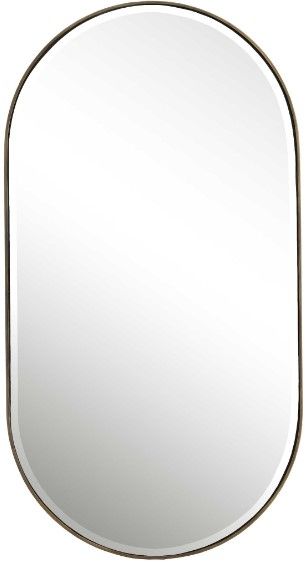 Uttermost® Lago Antiqued Golden Bronze Mirror-0