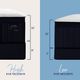 Stearns & Foster® Lux Estate® Pollock LE4 Hybrid Luxury Cushion Firm Euro Pillow Top Split King Mattress-4