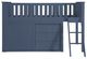 Homelegance® Nora Blue Twin Low Loft Bunk with Dresser-3