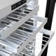 ZLINE Touchstone 4.8 Cu. Ft. Stainless Steel Wine Cooler with Black Matte Glass Door-5