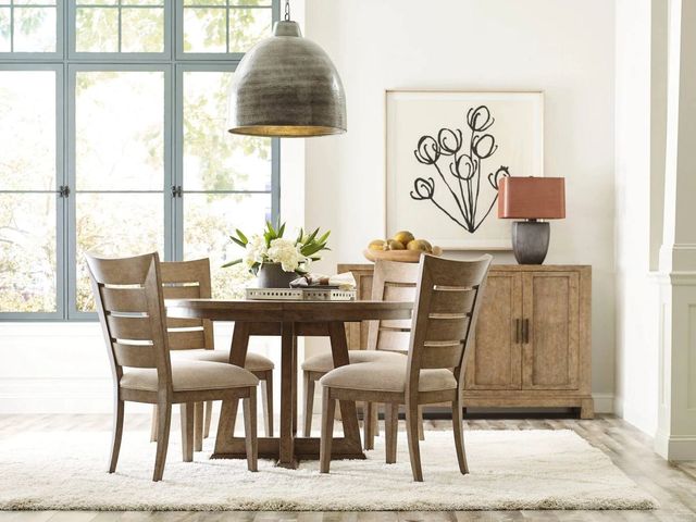 American Drew® Skyline Knox Brown Round Dining Table-1