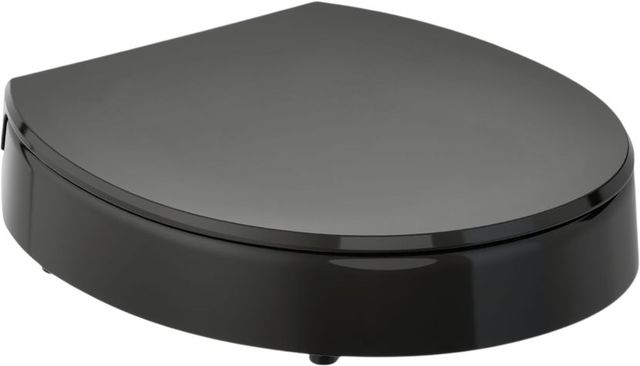 KOHLER® Hyten® Black Elevated Quiet-Close™ Round-Front Toilet Seat-0