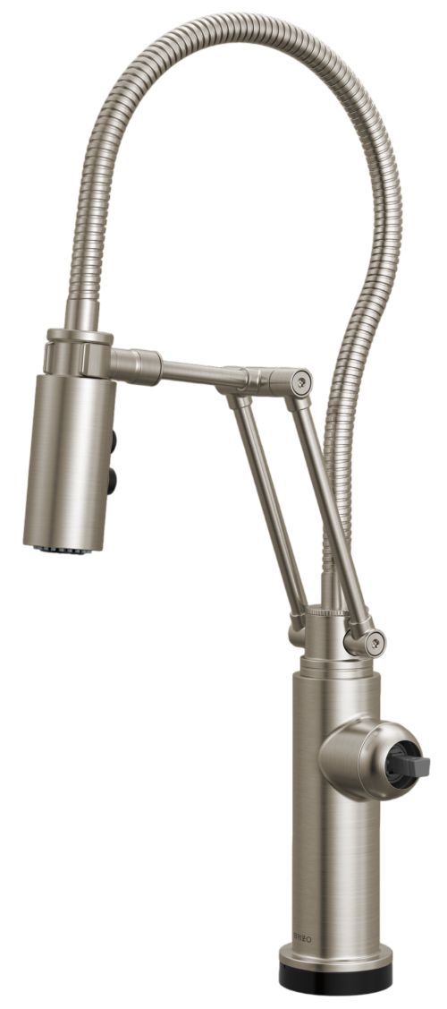 Brizo Odin® Brilliance® Stainless SmartTouch® Kitchen Faucet with Finished Hose-0