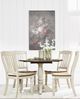Signature Design by Ashley® Wirloni 5-Piece Antique White/Brown Drop-Leaf Dining Set-0