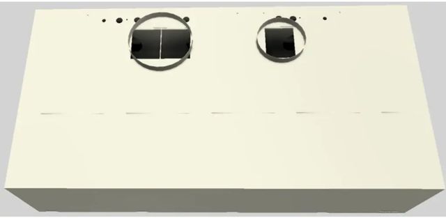 Vent-A-Hood® 48" Biscuit Wall Mounted Range Hood-2