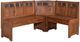 Sunny Designs™ Sedona 4-Piece Natural Breakfast Nook Set-1