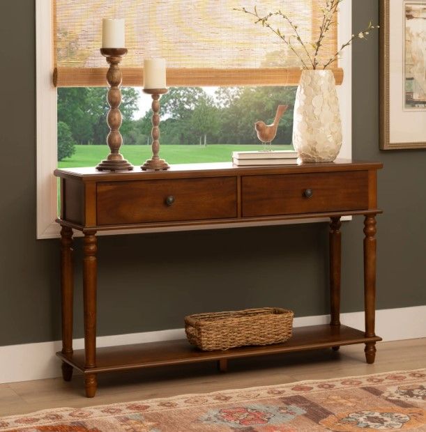 Powell® Pike Hazelnut Console Table-1