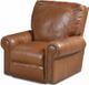 USA Premium Leather Furniture 4950 Saddle Glove All Leather Power Recliner-0