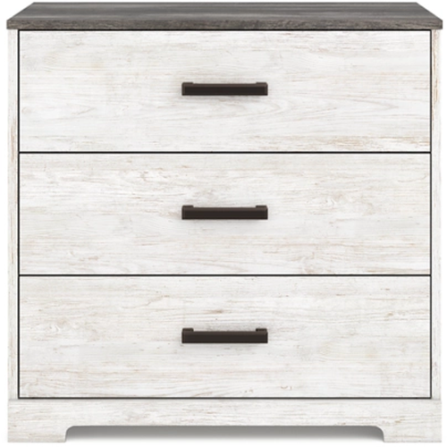 Signature Design by Ashley® Shawburn Dark Charcoal Gray/White Chest of Drawers-2