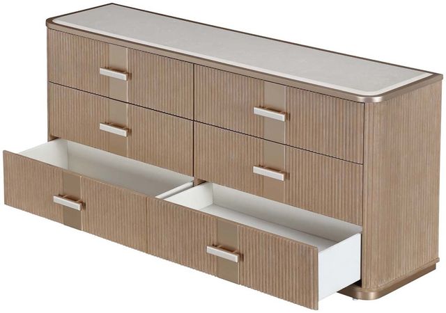 Michael Amini® West Kensington Sea Salt Caramel Dresser-2