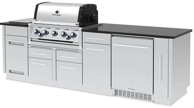 Broil King® Imperial™ S 590iF Stainless Steel Natural Gas Outdoor Kitchen Kit-2