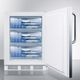 Accucold® 24" 3.5 Cu. Ft. Stainless Steel Upright Freezer-4