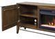 Martin Furniture Delray Dark Golden Brown 72" Fireplace TV Stand-4