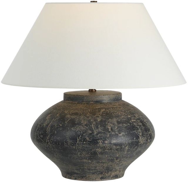 Renwil® Patina Distressed Charcoal Table Lamp-3
