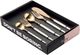 TOV Furniture Stainless Steel Rose Gold and White 20 Piece Flatware Set-4
