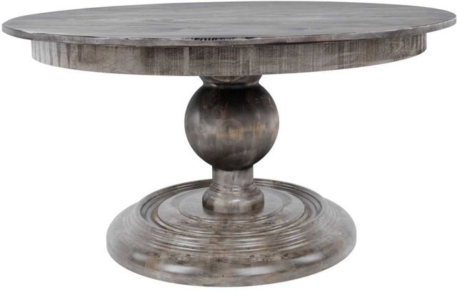 Canadel Champlain Shadow Washed Round Pedestal Dining Table-0