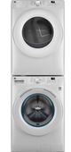 GE® White Front Load Washer & Electric Dryer Laundry Pair-1