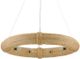 Currey & Company Portmeirion Abaca/Satin Black Chandelier-1