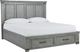 Signature Design by Ashley® Russelyn 2-Piece Gray King Storage Bed Set-1