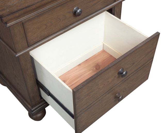aspenhome® Oxford Cocoa 2-Drawer Nightstand-4