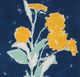 Stylecraft Sketchbook Florals Dark Blue/Dark Yellow/Light Green Wall Art-2