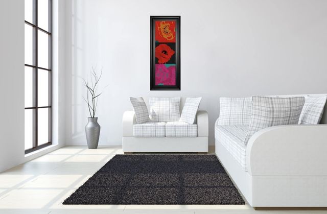 Classy Living Li-Legger, D Pop Poppies 18"W Wall Art-1