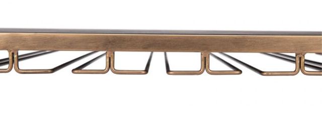 Zuo® Modern Bechet Black/Brass Bar Cart-4