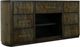 International Furniture Direct Balam Stained Dark 7-Drawer Console-0