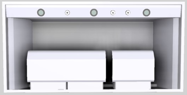 Vent-A-Hood® Designer Series 48" White Wall Mounted Range Hood-1