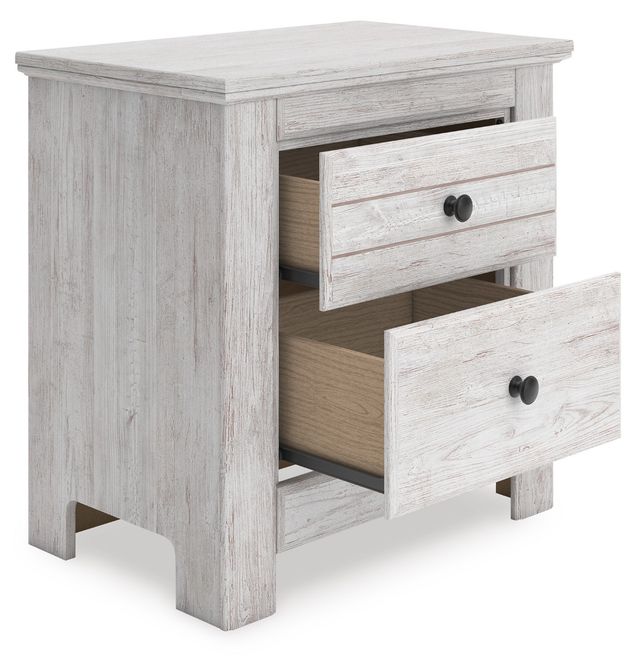 Signature Design by Ashley® Makidern Whitewash Nightstand-2