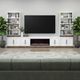 Legends Home Nora Barnwood/Jasmine White 2-Door Base Cabinet-1