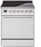 Ilve® Professional Plus II 30" White Pro Style Induction Range-0