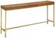 Uttermost® Moran Brown Console Table with Gold-Plated Frame-0