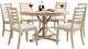 aspenhome® Maddox 7-Piece Beige/Biscotti Round Dining Set-0