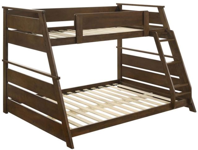 Coaster® Holden Walnut Twin/Full Bunk Bed-3